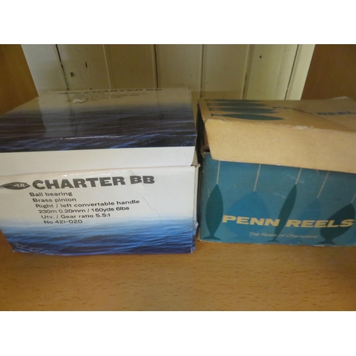 187 - Two boxed Fishing Reels