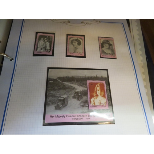 191 - Two folders Royal Family Stamps and First Day Covers, some with coins