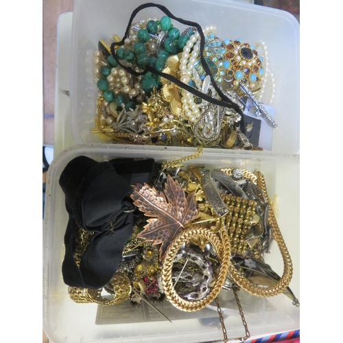 211 - Two Boxes of Costume Jewellery