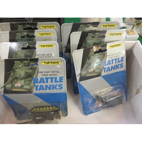 259 - Seven Tuftoys Boxed Tanks