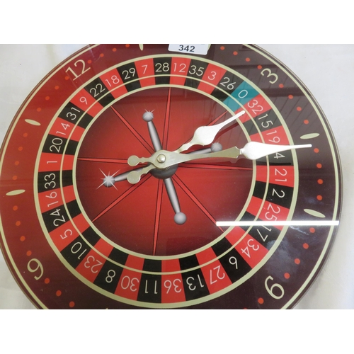 342 - Modern Roulette Clock