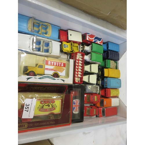 357 - Box of Matchbox Cars