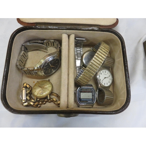 367 - Lot of Watches, including Gents Accurist Chronograph, Baume etc