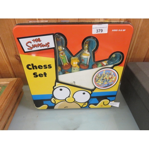 379 - The Simpsons Boxed Chess Set