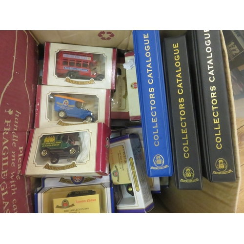 383 - Box of Oxford Diecast Vehicles and Collectors Books