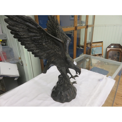 222 - Large Bronzed Eagle.