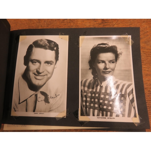 239 - Photo and Autograph Album - Gary Cooper, Cary Grant and Other Mid 20th Century Actors