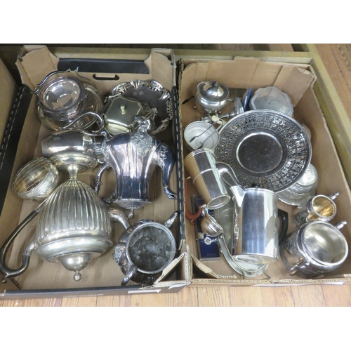 242 - Two Boxes Silver Plate