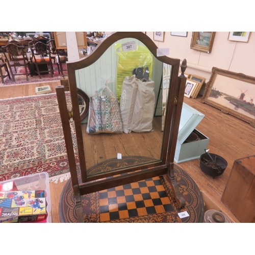 387 - Mahogany Dressing Mirror