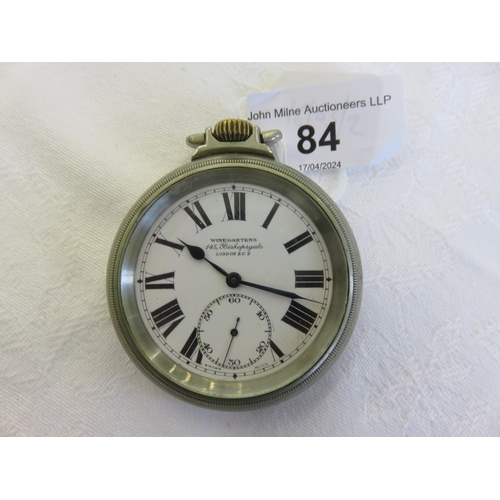 84 - Winegartens Railway Regulator Pocket Watch