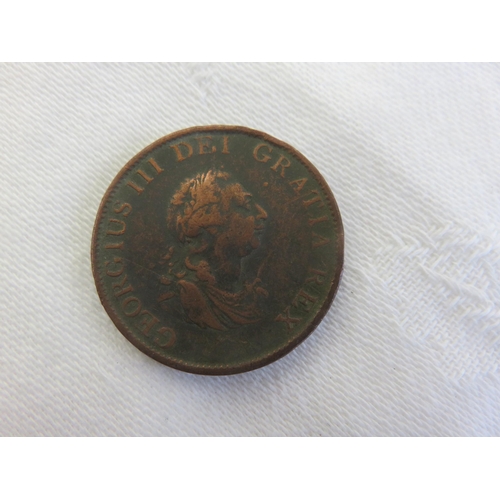 85 - 1799 George III Half Penny