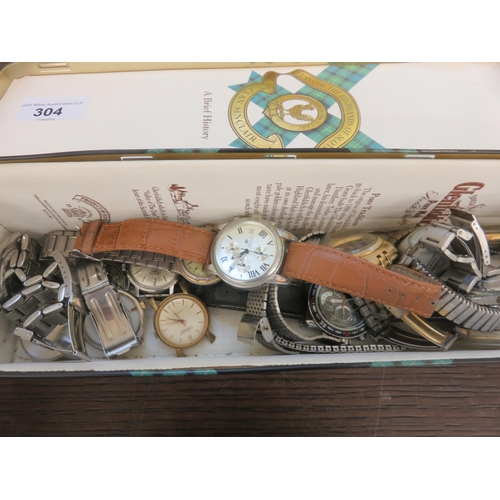 304 - Lot of Watches, Some Vintage