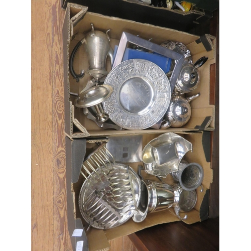 298A - Two Boxes of Silver Plate