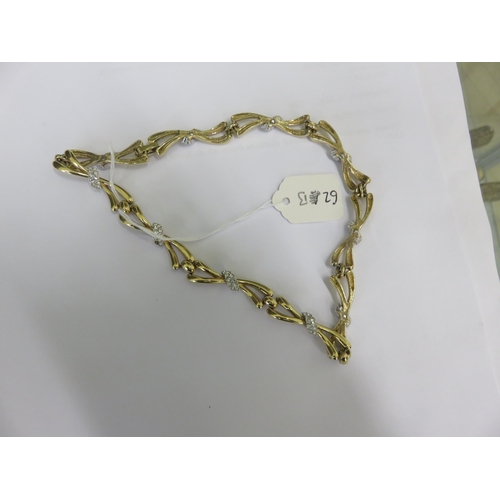 62B - Gilt Metal Necklace