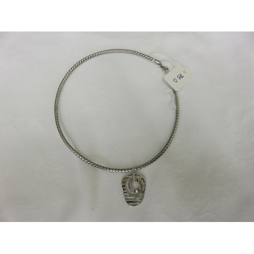 75B - Milor Italy Silver Chain and Pendant