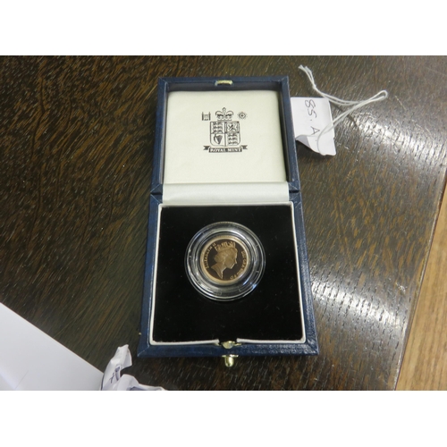 85A - 1997 Proof Half Sovereign With Presentation Box