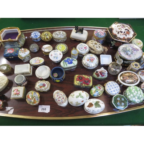 268 - Tray of Trinket Boxes