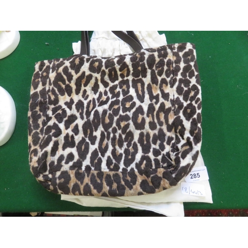 285 - Dolce & Gabbana Small Leopard Print Bag and Dust Bag