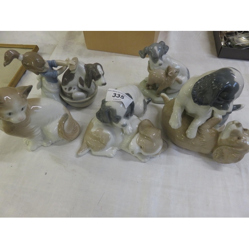 335 - Five Nao Animal Figures