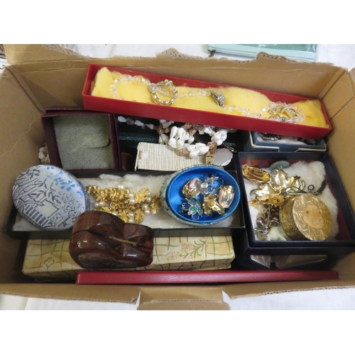 336 - Box of Costume Jewellery