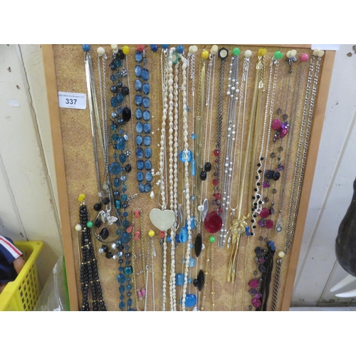 337 - Two Boards with Necklaces