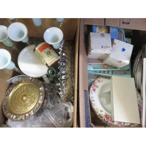 346 - Two boxes mixed bric-a-brac