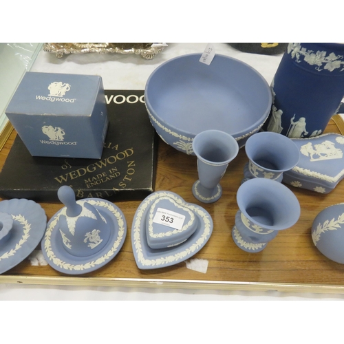 353 - Tray Containing Wedgwood