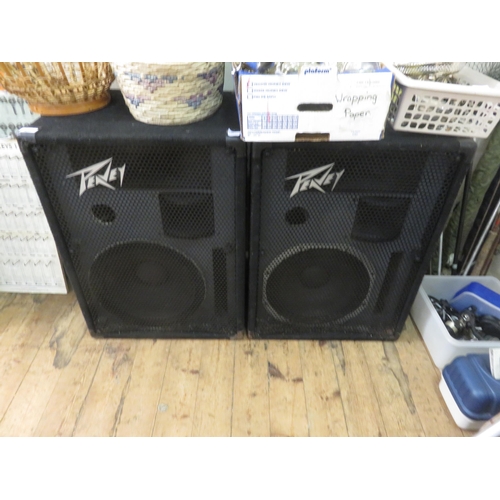 433 - Pair of  Large Peavey Speakers