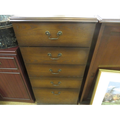 436 - Narrow Chest of Drawers