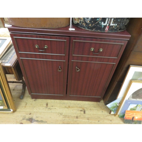 438 - Modern Mahogany Cabinet