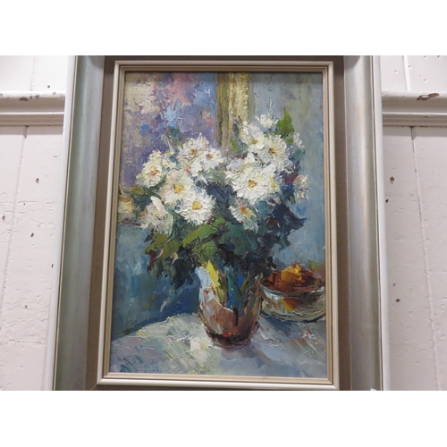 57 - Framed Oil Painting, Still Life 