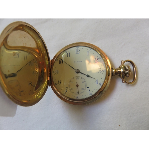 81 - Gold Plated Elgin Pocket Watch