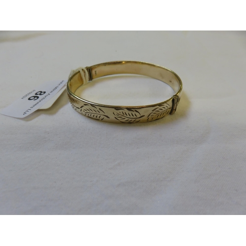 86 - 9ct. Rolled Gold Bangle