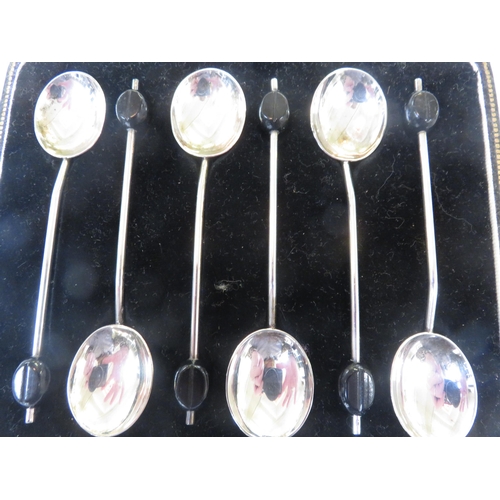 92 - Set of Six Silver Coffee Spoons