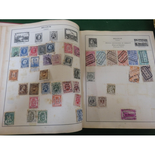 276A - World Stamp Album including several Penny Reds