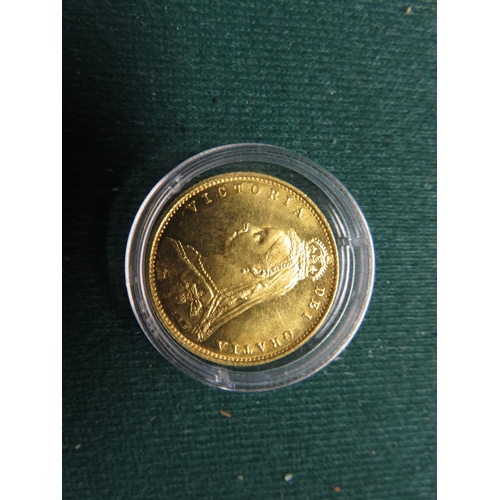 71 - 1887 Queen Victoria Gold Proof Half Sovereign