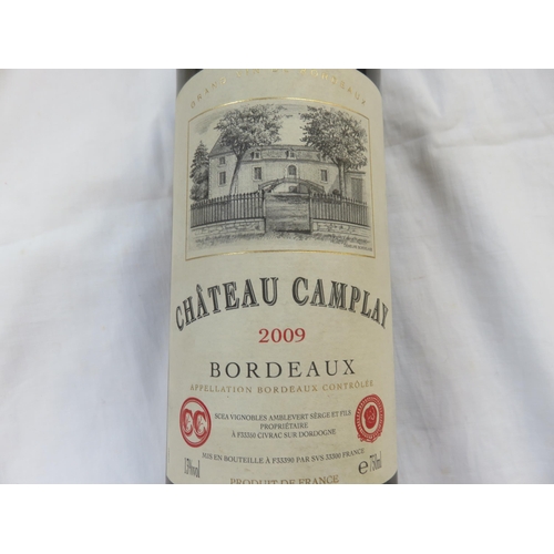 107 - 5 Bottles Chateau Camplay Bordeaux 2009`