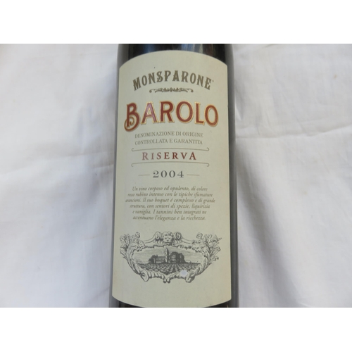 108 - 5 Bottles Monsparone Barola Reserva 2004