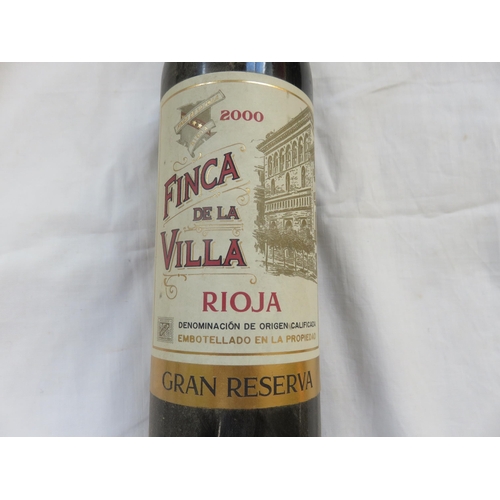 109 - 5 Bottles Finca De La Villa Gran Reserva Rioja, Year 2000 plus 5 bottles Vinca Dela Villa Rioja 2008... 