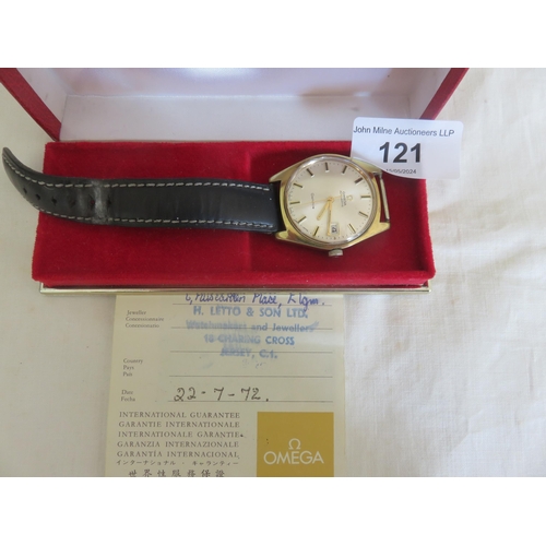 121 - Boxed 1970's Omega Automatic Wrist Watch