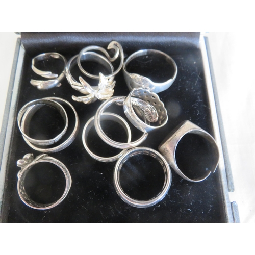 124 - Quantity of Silver Rings