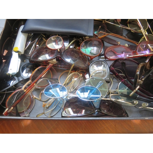 397 - Large lot of Vintage Sunglasses and Glasses