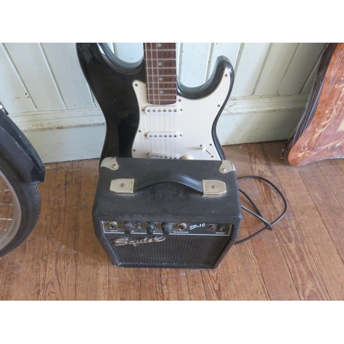 449 - Squier Electric Guitar with Squier Amp