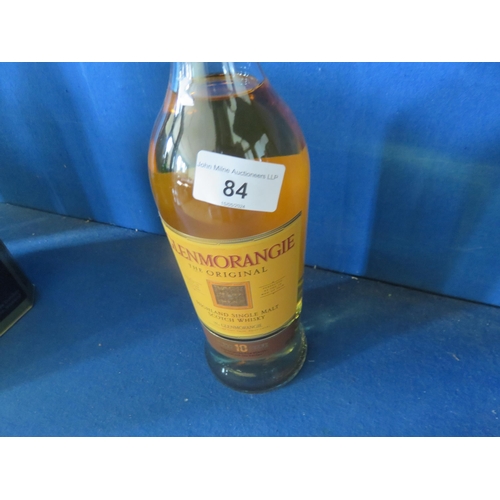 84 - Bottle Glenmorangie 10 year old Single Malt