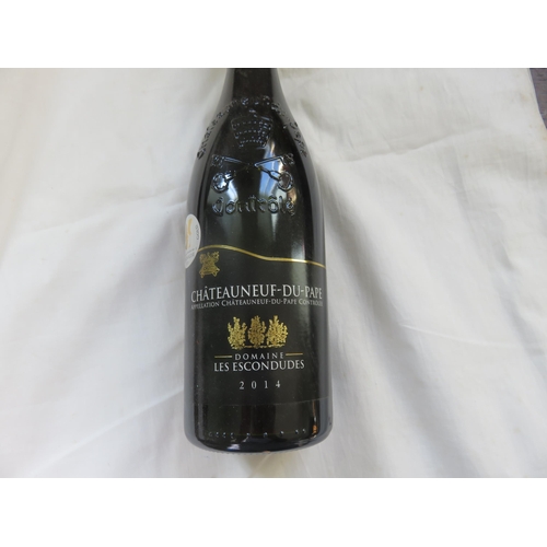 93 - 6 Bottles Chareauneuf-Du-Pape, Domaine Les Escondudes 2014