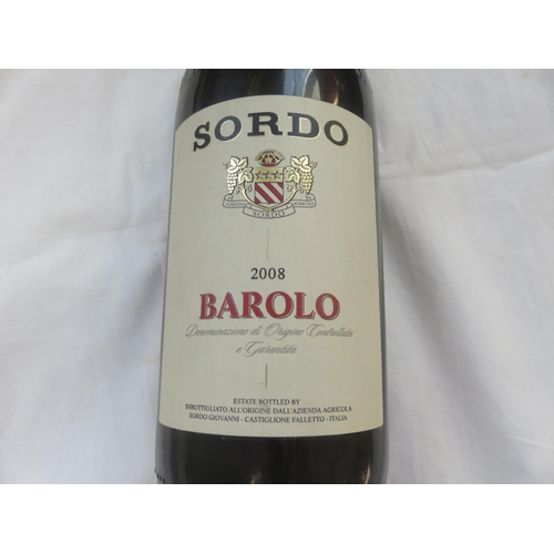 99 - 6 Bottles Sordo Barola 2008