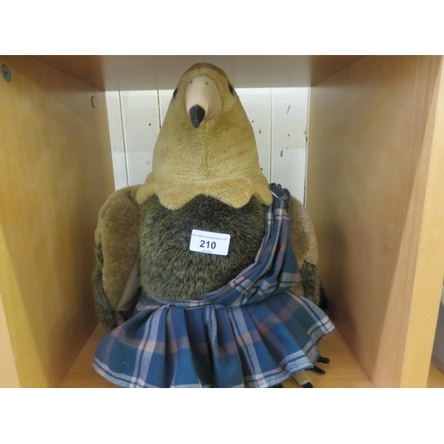 210 - Hamish County Folk Toys Kilted Bird