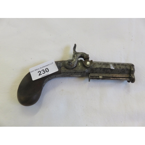 230 - Percussion Pistol, John Manton & Son