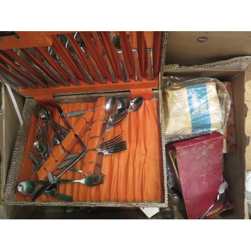 268 - Large box of Cutlery