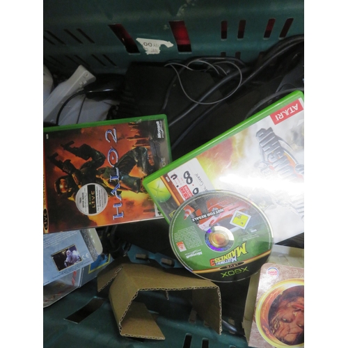 275 - Box of Electronics with WII and X Box